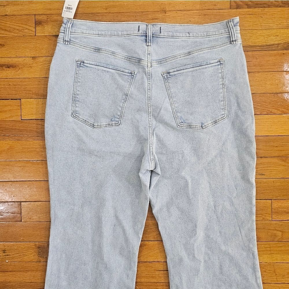 Abercrombie Fitch Flare Leg Blue Denim Jeans Size 35 - Picture 4 of 12